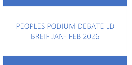 Lincoln Douglas Topic Brief (Jan - Feb )